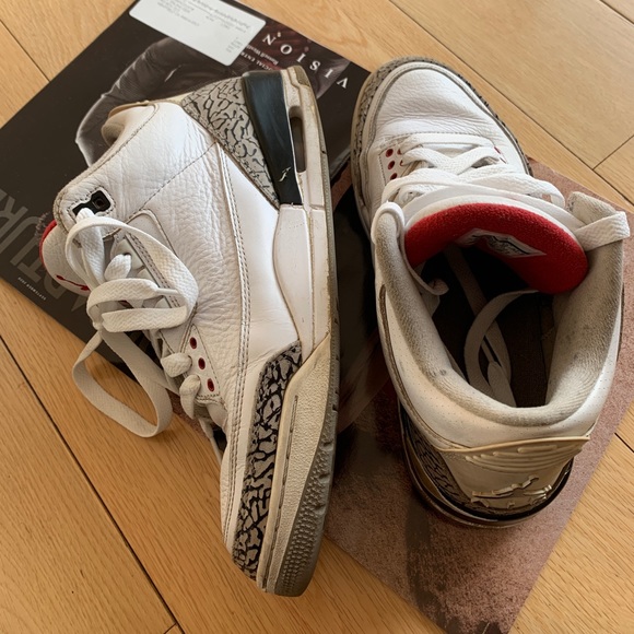 Jordan 3 white/cement size 9.5 (SOLD) - Picture 9 of 16